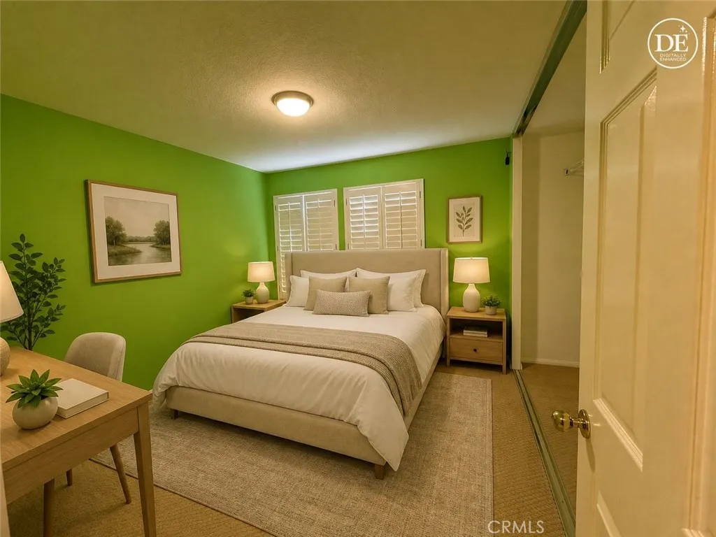Virtually Staged | Upstairs Secondary Bedroom