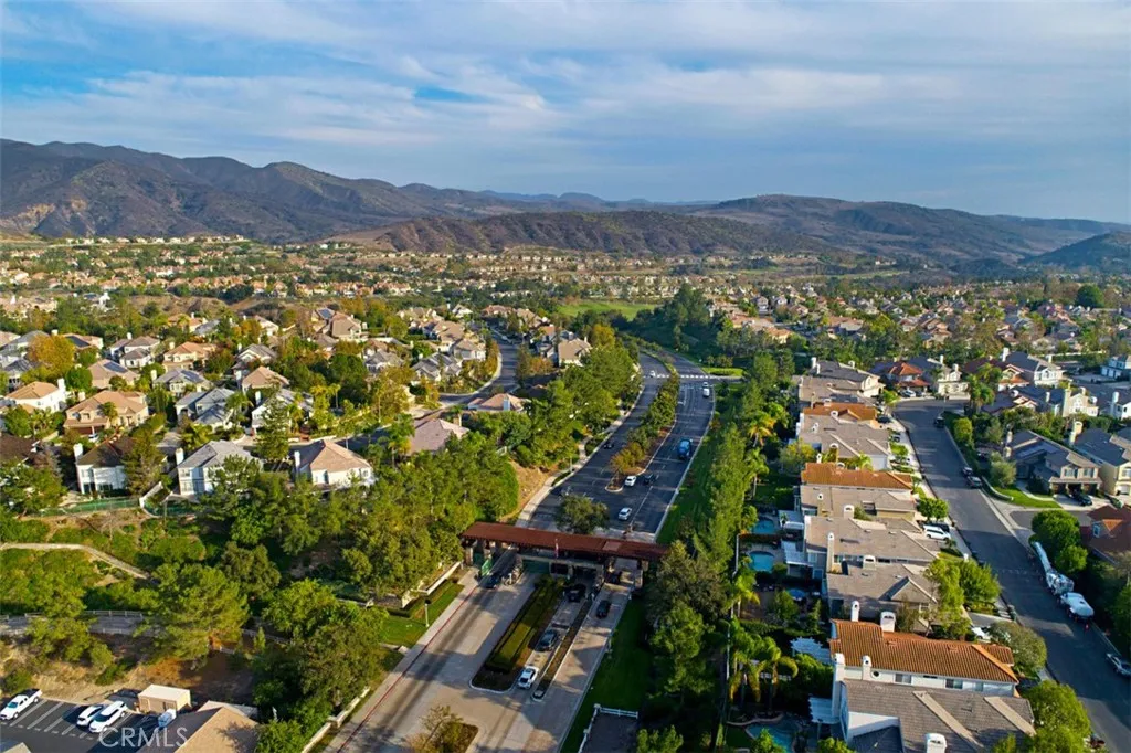 Aerial of Gate and Community