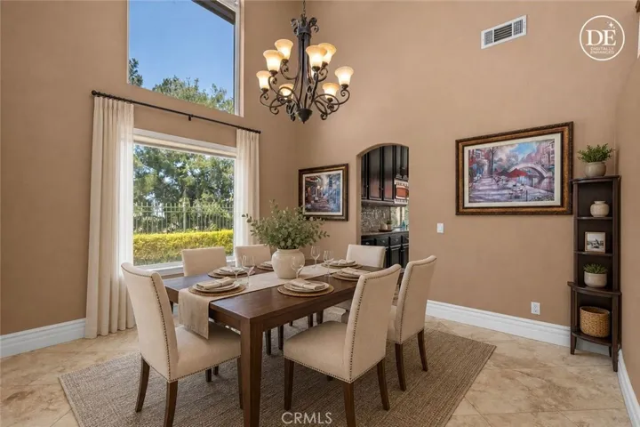 Virtually Staged Dining Room