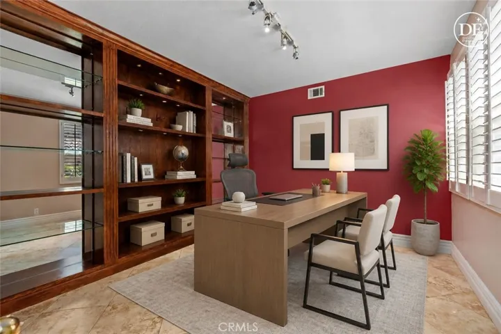 Virtually Staged | Downstairs Bedroom currently without a Closet