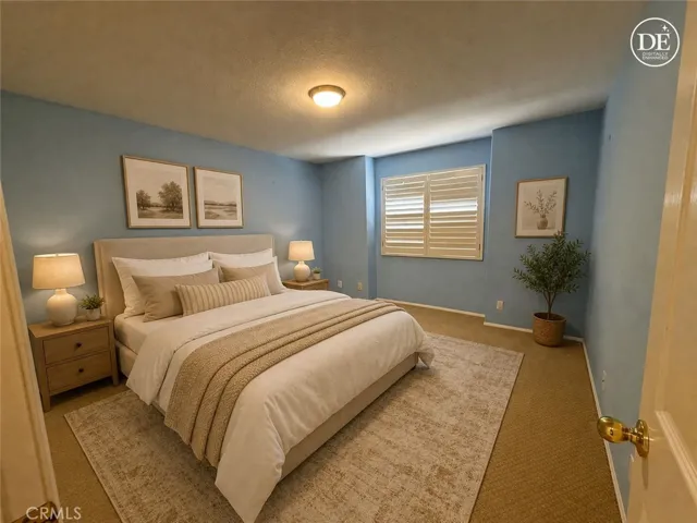 Virtually Staged | Upstairs Secondary Bedroom