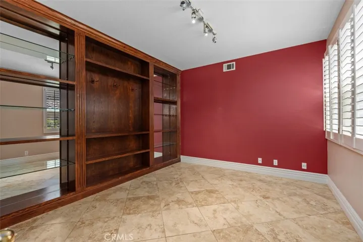 Downstairs Bedroom currently without a Closet