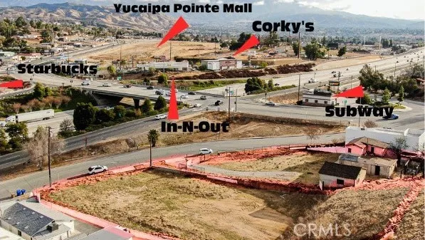 Fantastic Off FWY Ramp Location "Gateway to Yucaipa"  Yucaipa Blvd. 20,000+ SqFt Lot