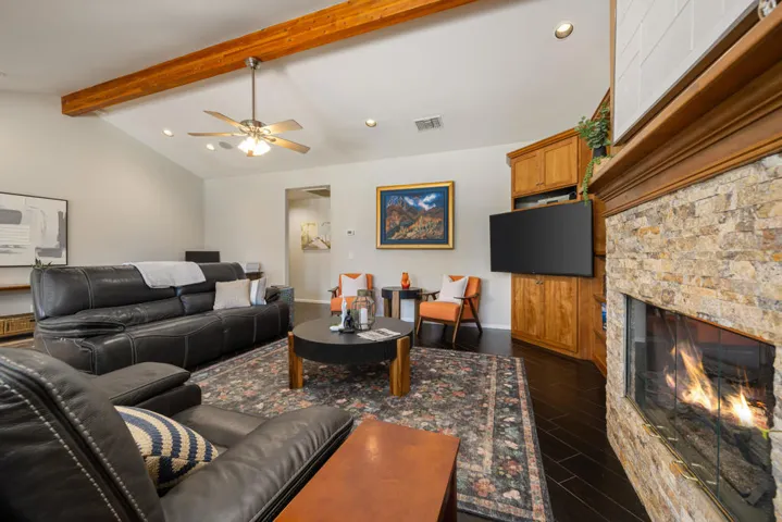 Vaulted ceiling