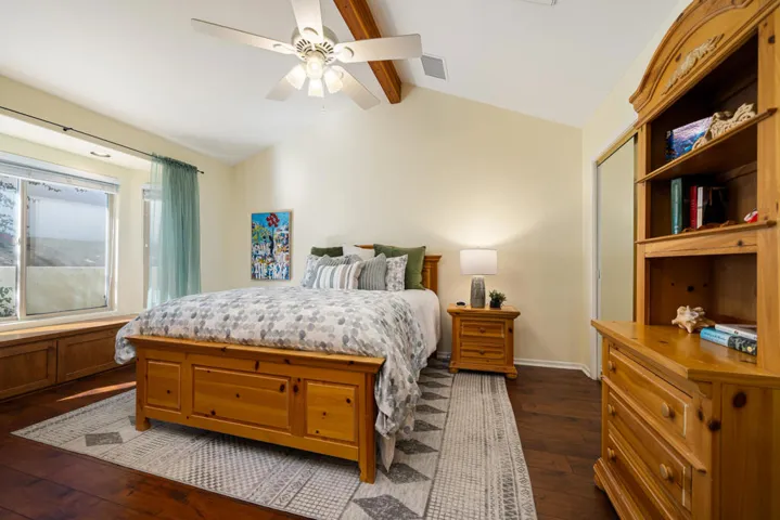 Spacious guest bedroom