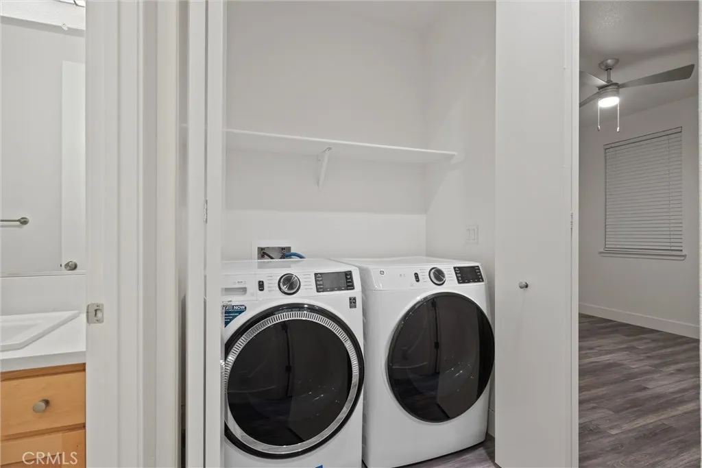 Main House side-by-side washer/dryer