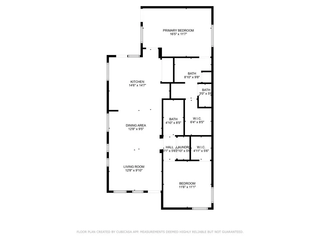 Main House Floor Plan 1,121 sf