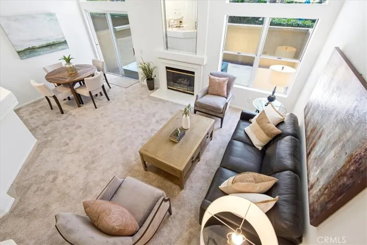 Spacious living area with open concept design.