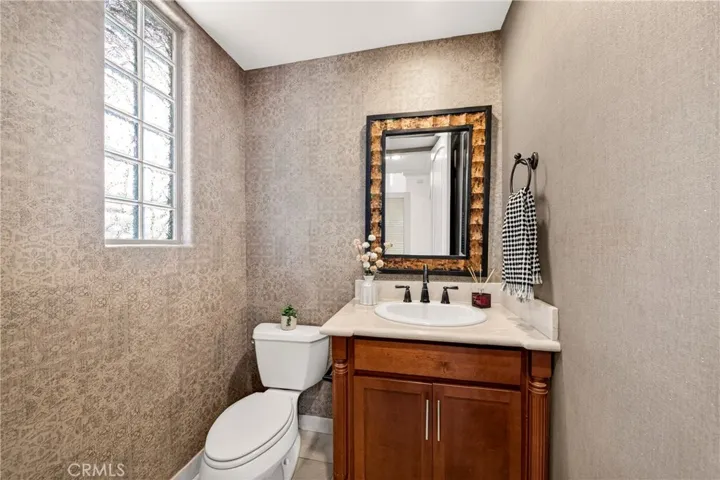 2nd floor - guest half bathroom.