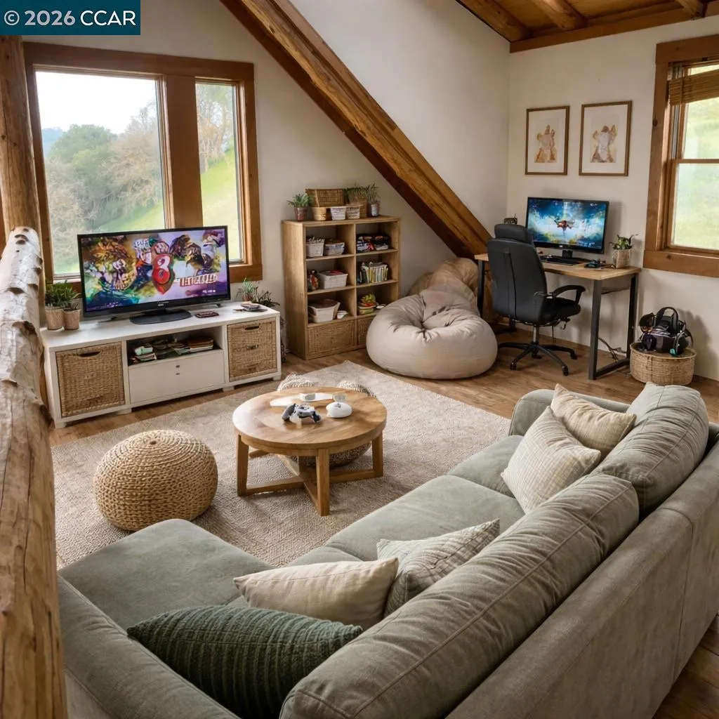AI decorated loft