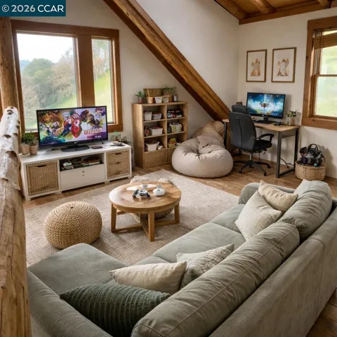 AI decorated loft