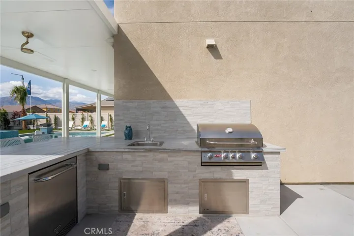 Built-in BBQ