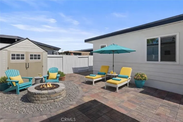 Large backyard