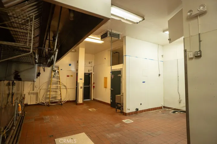 Kitchen walk in fridge back door entrance
