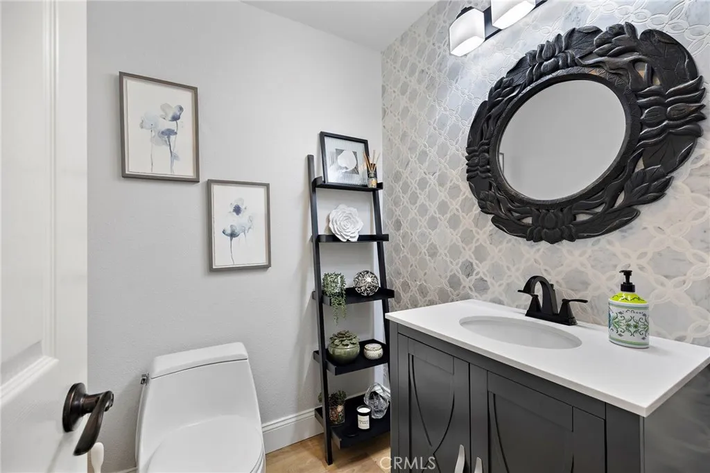 main floor powder room