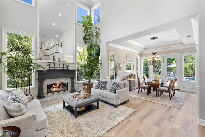 living and dining room