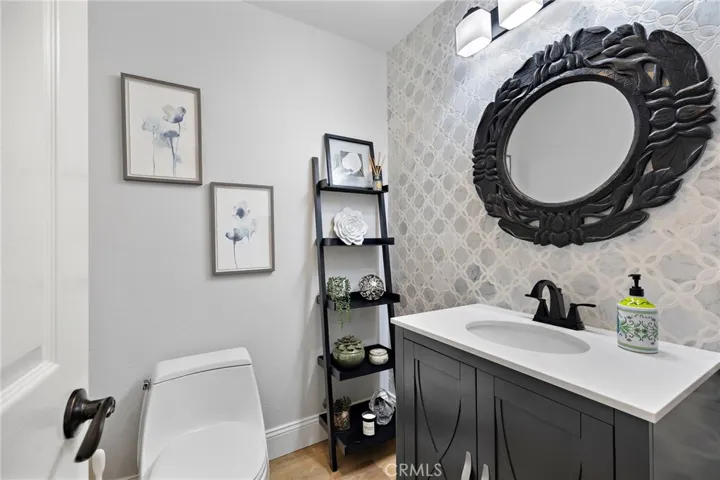 main floor powder room