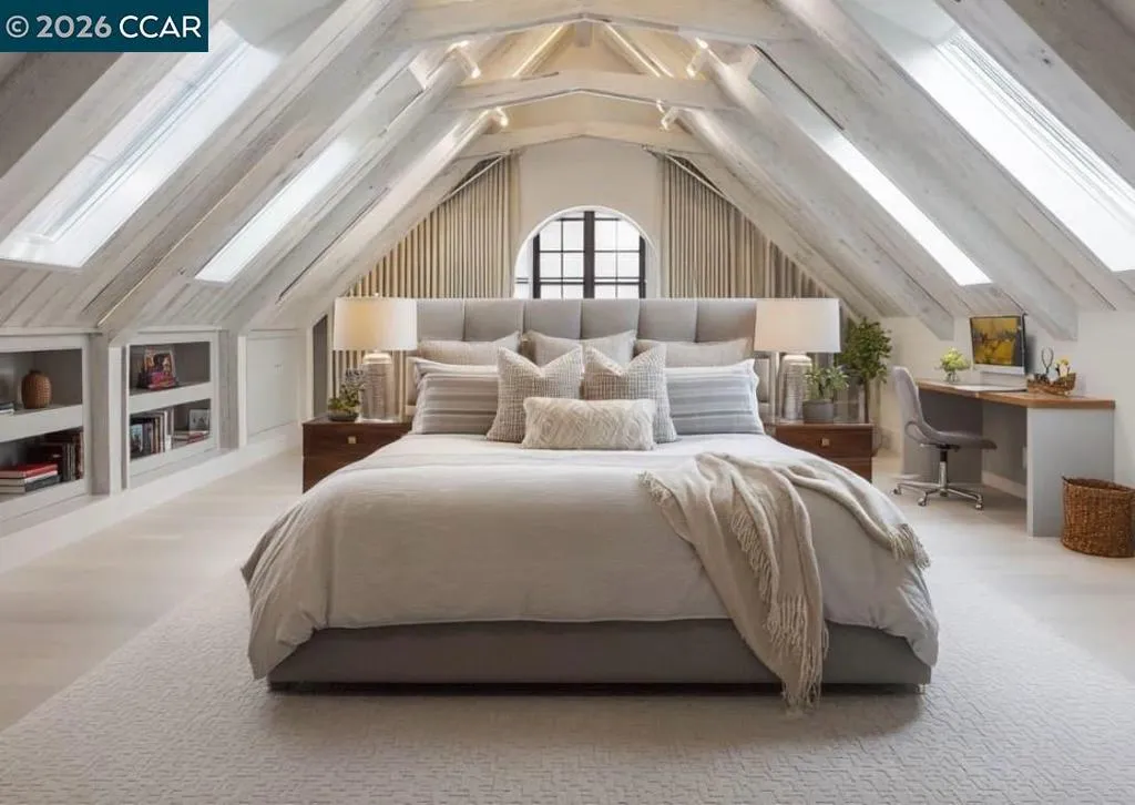 This is just one potential possibility you can do with the extra room upstairs. So much opportunity!
