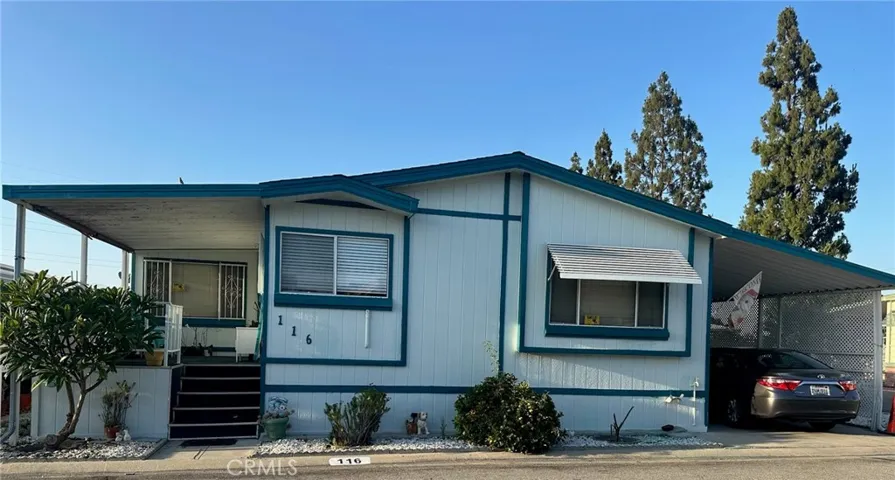 front of property