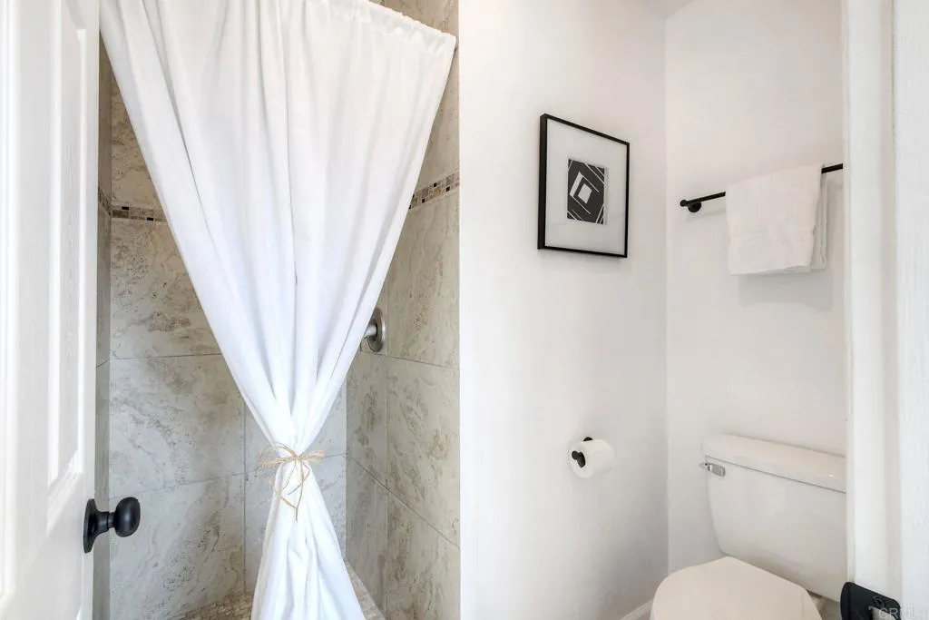 Primary walk-in shower