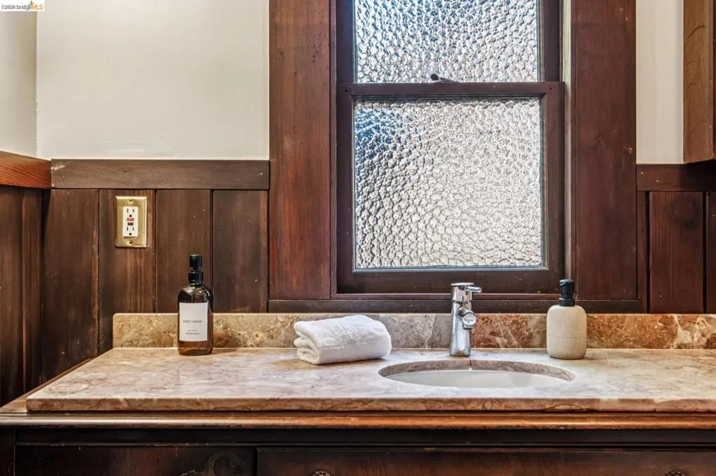Large bathroom vanity.