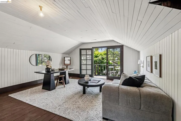This space makes a perfect hobby room, office or extra bedroom!