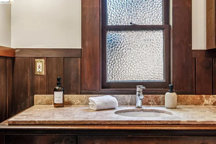 Large bathroom vanity.