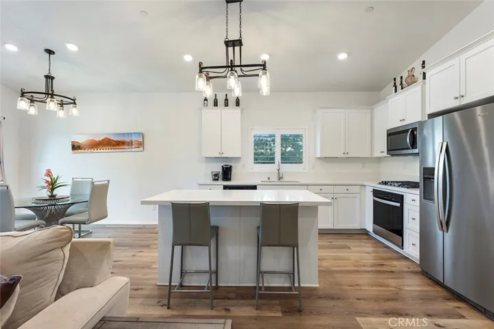 White Cabinets & Quartz Counter-tops