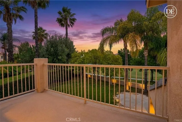 twilight enhanced balcony view