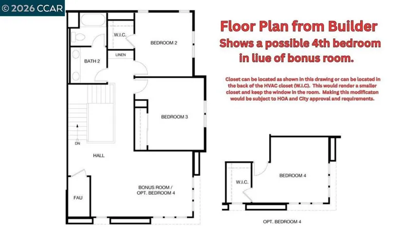 Builder Floor Plan