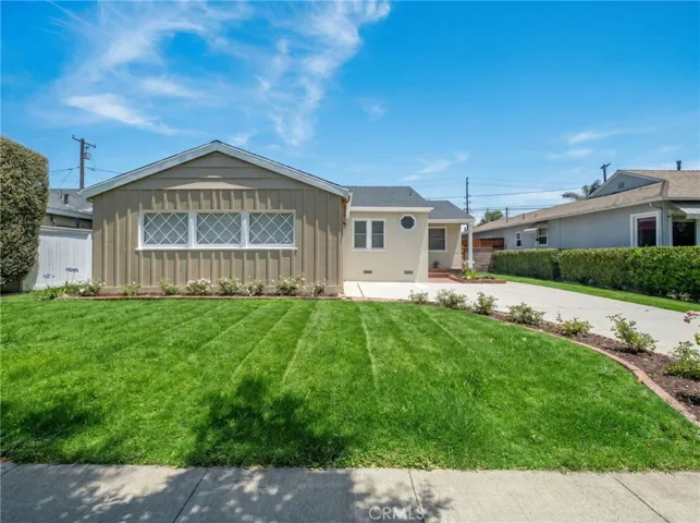 Front of house-grass has been digitally enhanced