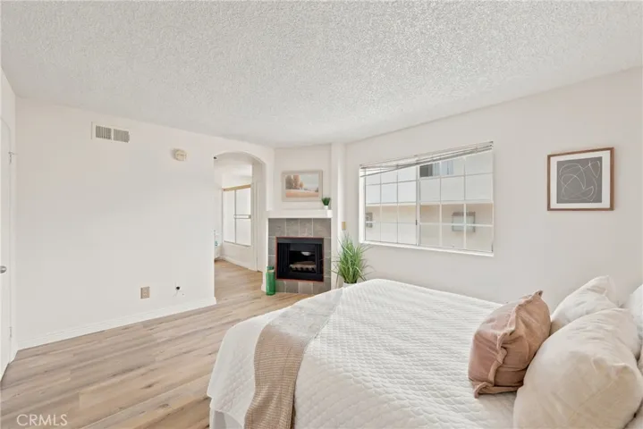 Primary Bedroom with fireplace