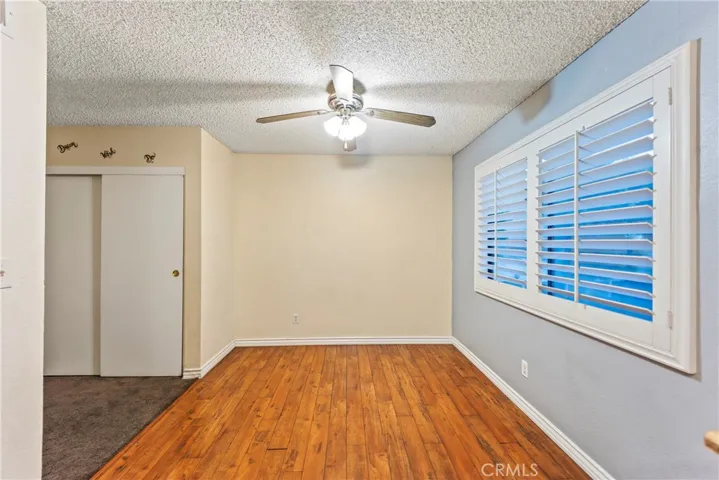 Additional storage closet adjacent to dining area