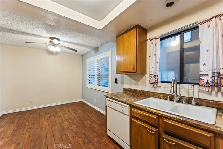 Unstaged kitchen and dining area