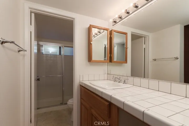 Primary Bath and Vanity Area