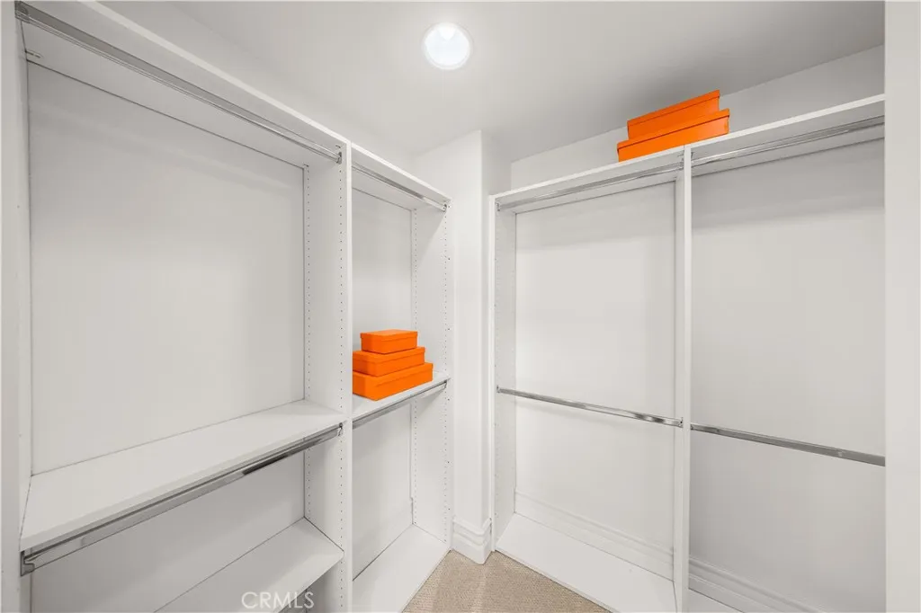1 of the 2 spacious walk-in closets