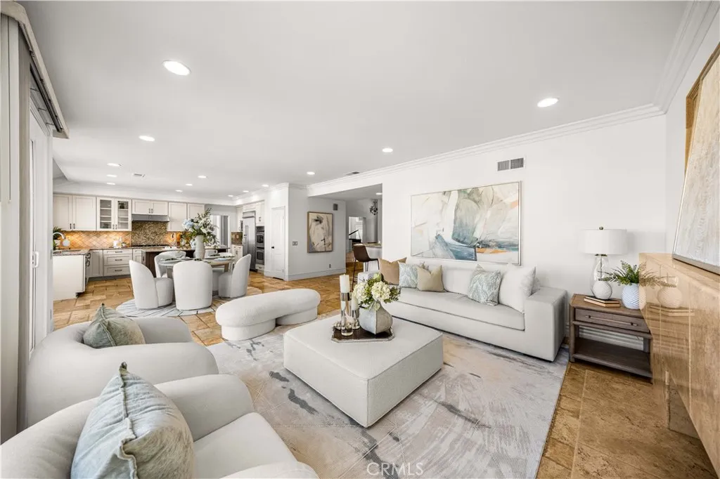 Kitchen open to family room