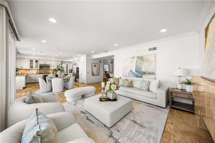 Kitchen open to family room