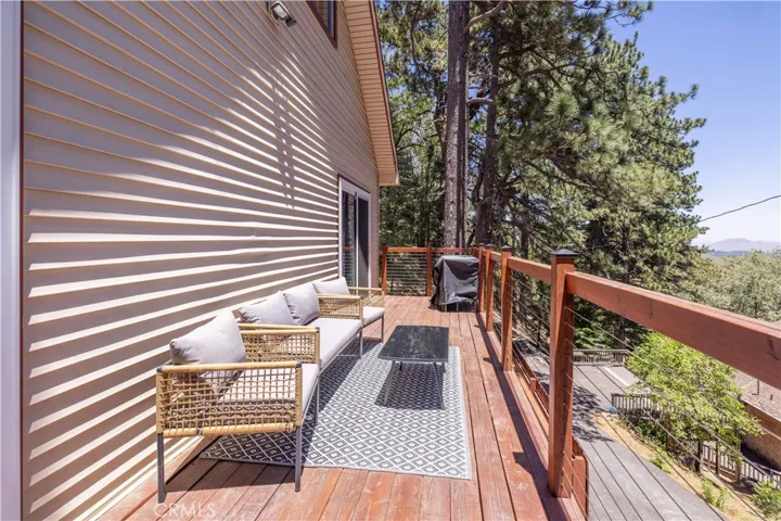 Deck off living room