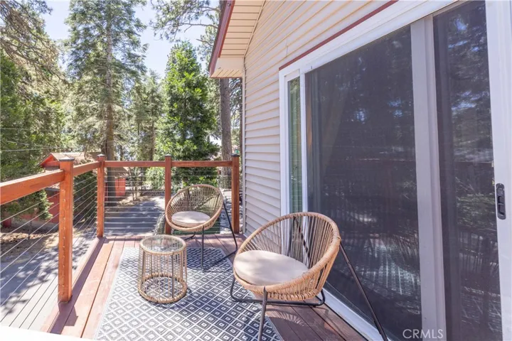Deck off living room