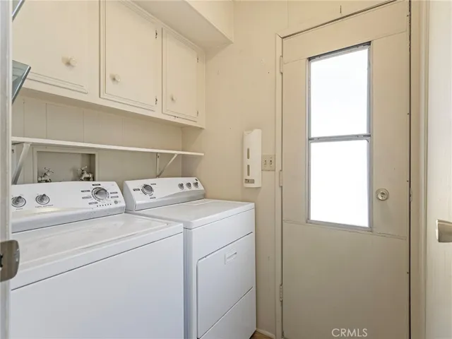 Laundry room in house