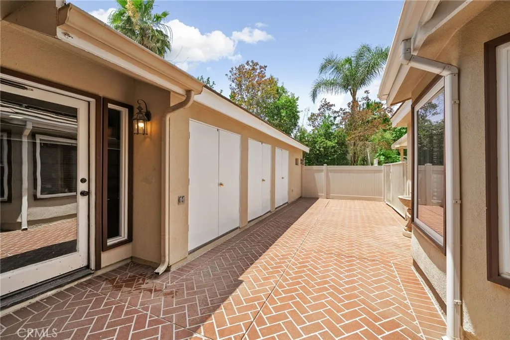 Extra built-in storage outside of garage