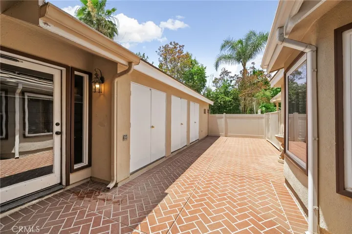Extra built-in storage outside of garage