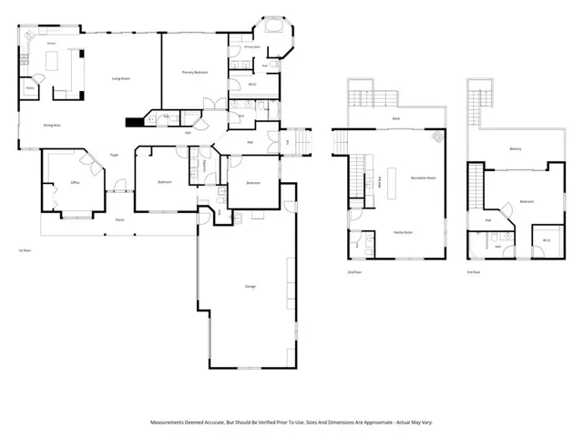 The entire floor plan