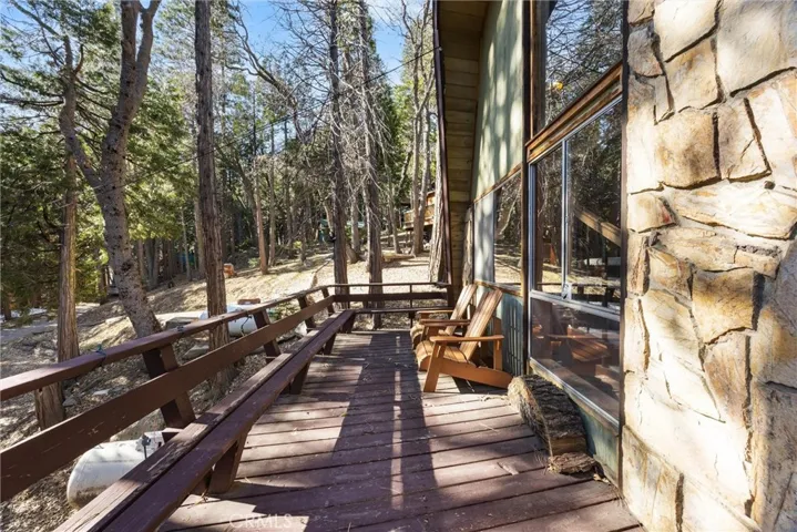 Relax on your deck with a cup of coffee or a glass of wine