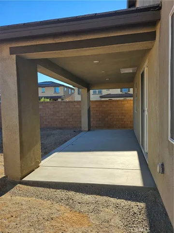 Backyard patio