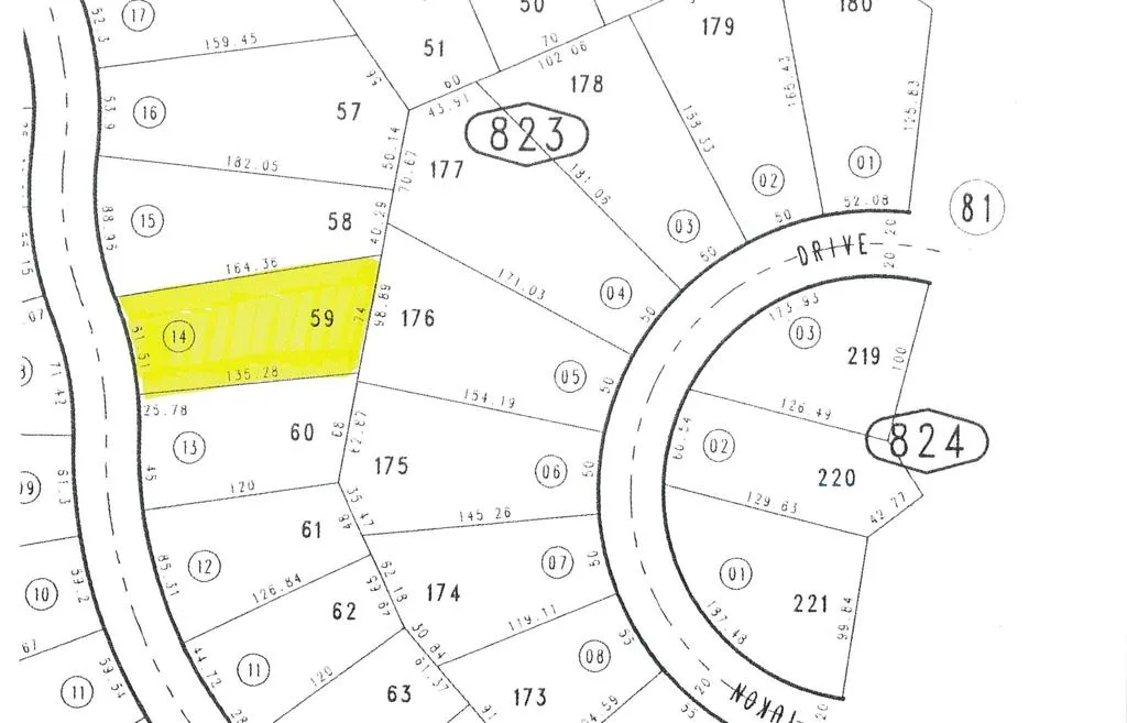 Evergreen Plat Map