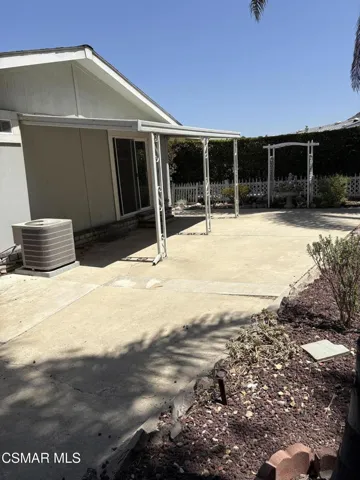 rear patio