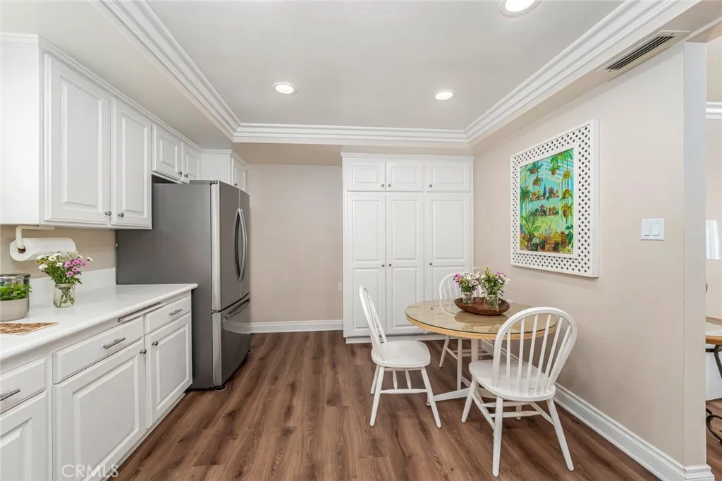 Breakfast nook in kitchen