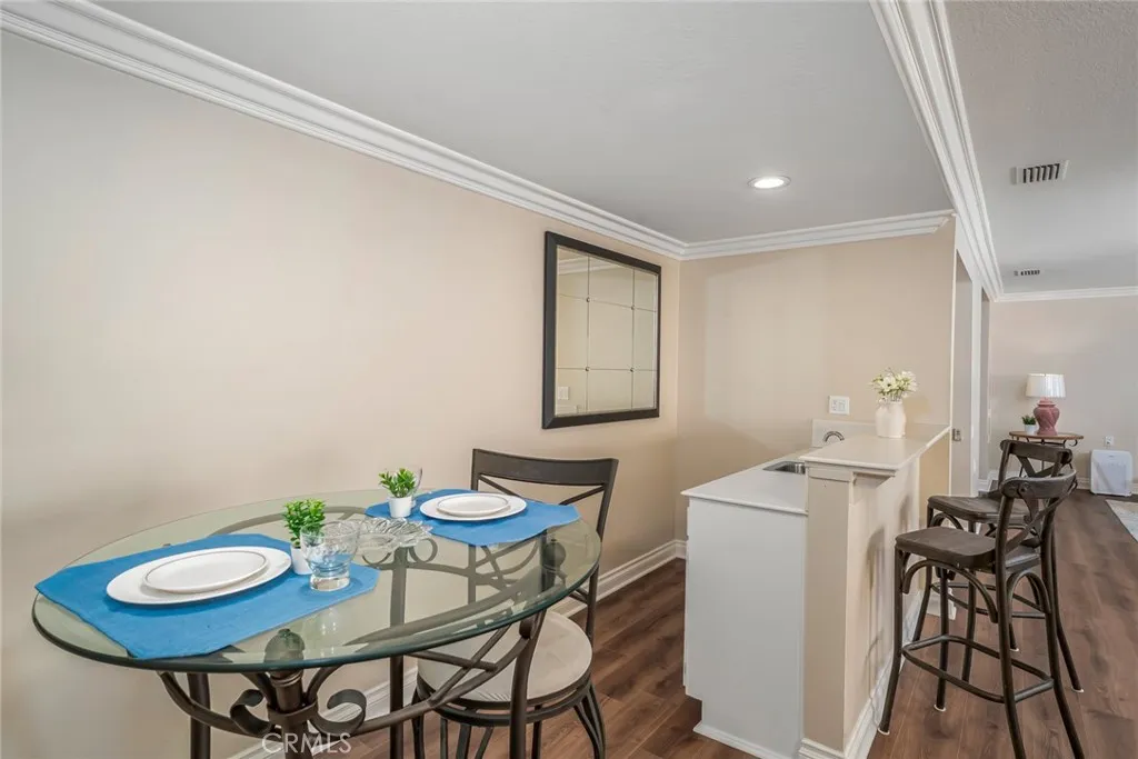 Wet bar and plenty of storage